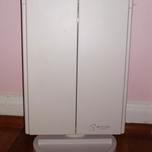 Mini white vanity mirror